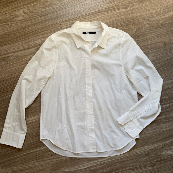 Jenni Kayne Women’s Classic Cotton Button Up in White Sz M 100% Cotton EUC - Picture 4 of 12